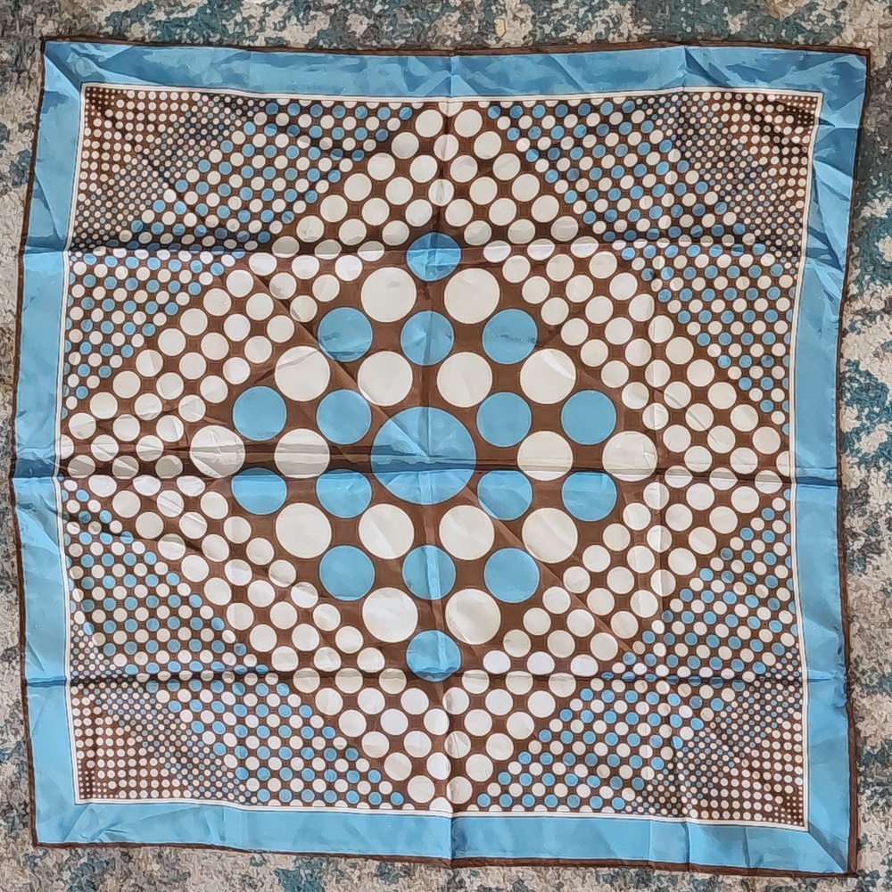 Vintage Jason Maxwell Scarf Circa 1970's - Picture 9 of 12